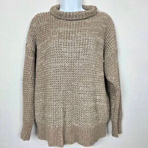 American Eagle Chunky Knit Turtleneck Sweater L